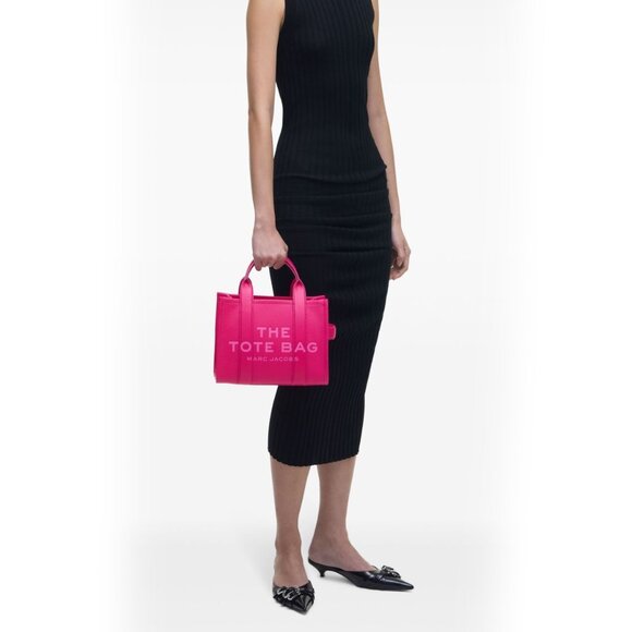 MARC JACOBS The Leather Small Tote – Hot Pink - Picture 5 of 9